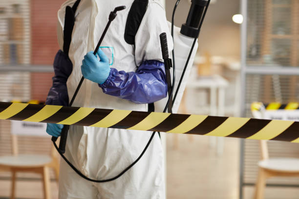Professional Biohazard Cleanup technician working in Brookhaven, PA